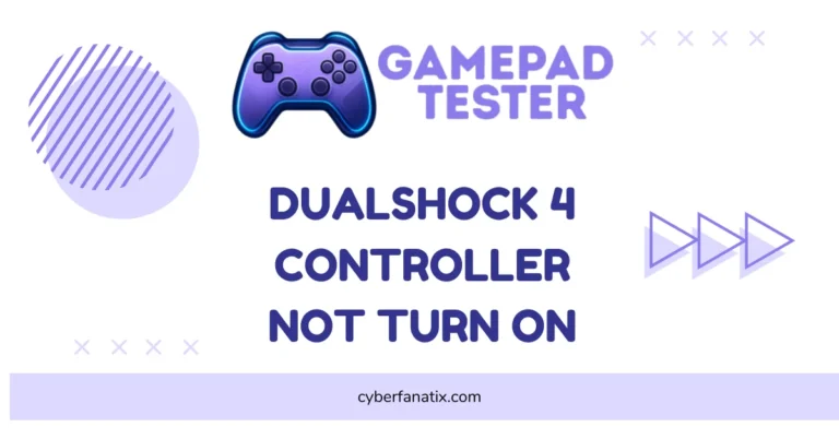 DualShock 4 Controller Not Turn On