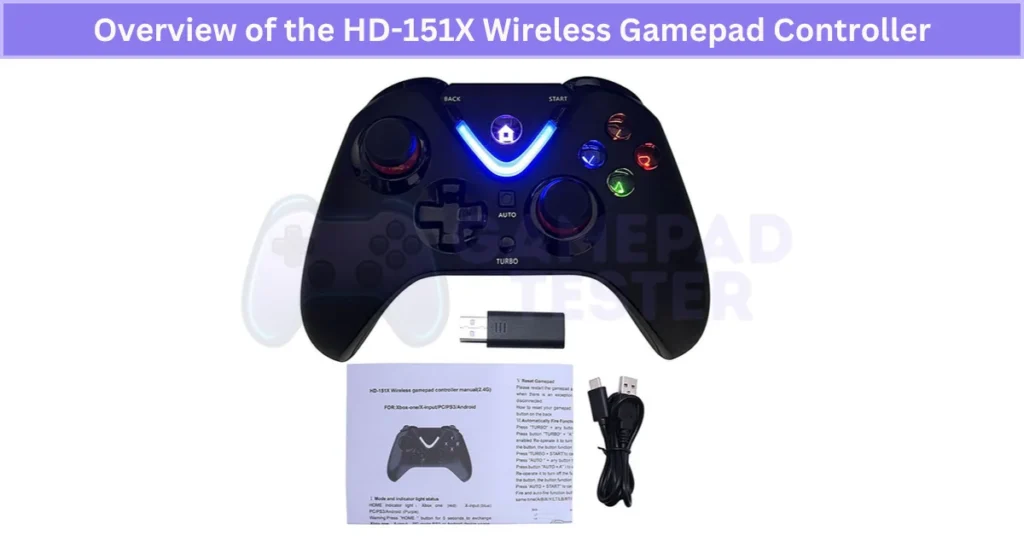 Overview of the HD-151X Wireless Gamepad Controller