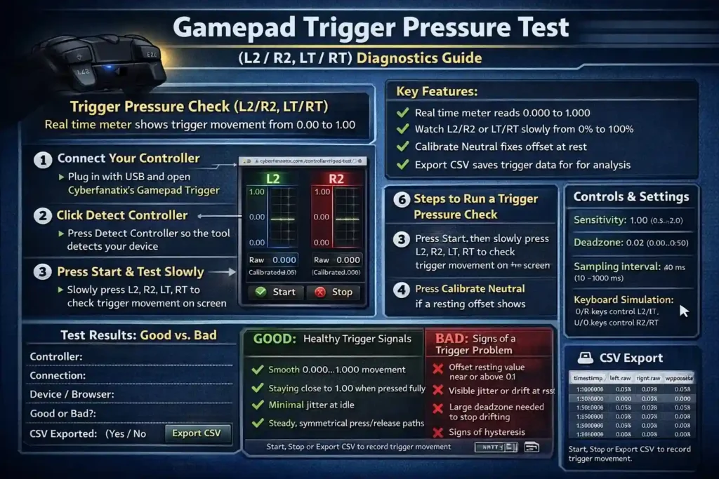 Full Step by Step Testing Procedure for Accurate Trigger Diagnosis