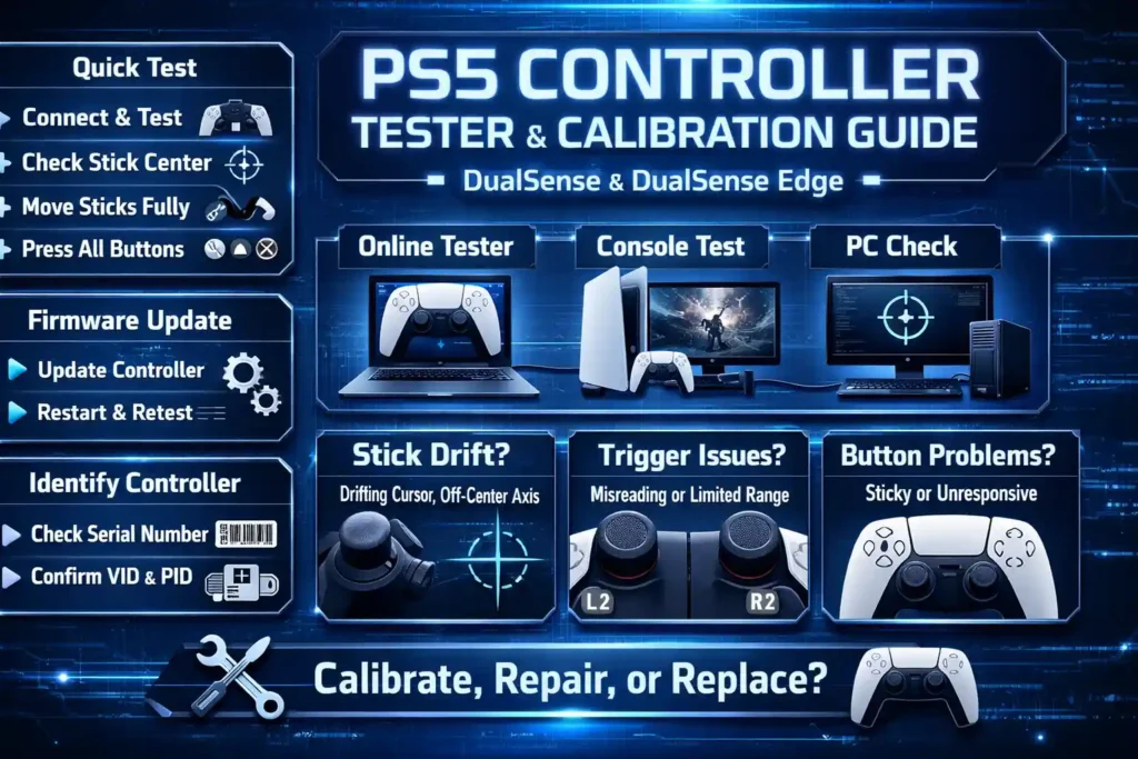 How to Calibrate a PS5 Controller